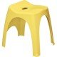 BANQUETA PLASTICA MONOBLOCO ENSEADA AMARELA