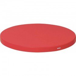 TAMPO DE MESA PLASTICO GEO REDONDO VERMELHO 70CM TRAMONTINA