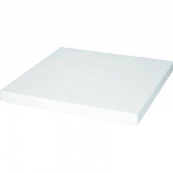 TAMPO DE MESA PLASTICO GEO QUADRADA BRANCA 79X79 CM
