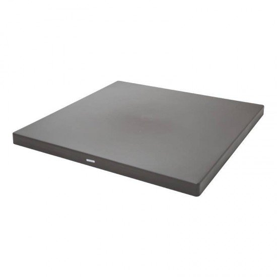TAMPO DE MESA PLASTICO GEO QUADRADA MARROM 79X79 CM