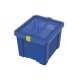 CAIXA ORGANIZADORA COM TAMPA EM PLASTICO KIDS 30LITROS AZUL