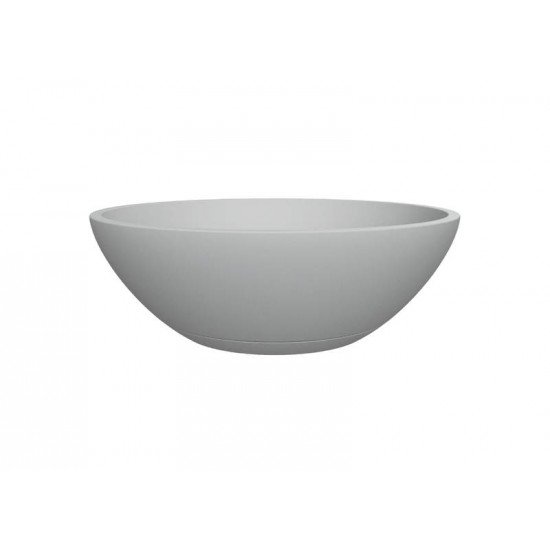 VASO INDI 22 CM EM POLIETILENO CONCRETO TRAMONTINA