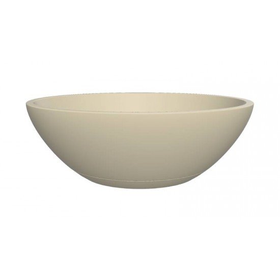 VASO INDI 17 CM EM POLIETILENO BEGE TRAMONTINA