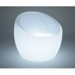 POLTRONA OCA LUMIERE COM LÂMPADA LED EM POLIETILENO TRAMONTINA