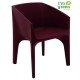 POLTRONA PACO ECO EM POLIETILENO BIO-BASED MARSALA TRAMONTINA