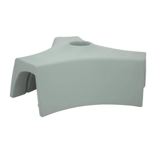 BANCO PLASTICO MONOBLOCO CENTRAL ELO SALVIA