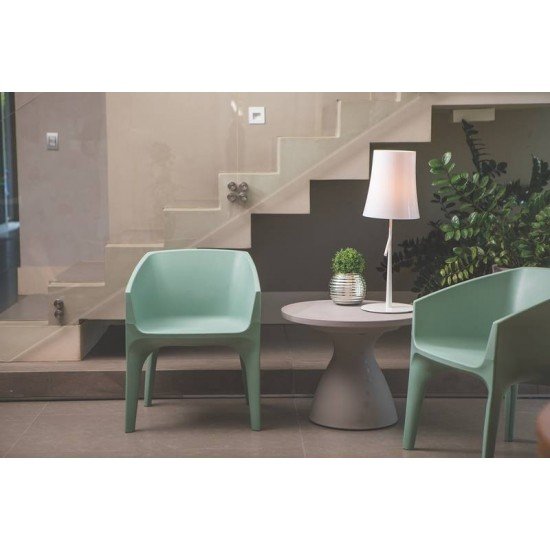 MESA DE CENTRO FLUT CONCRETO EM POLIETILENO E POLIURETANO TRAMONTINA