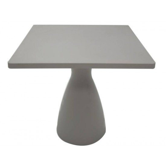 MESA QUADRADA FLUT CONCRETO EM POLIETILENO E POLIURETANO TRAMONTINA