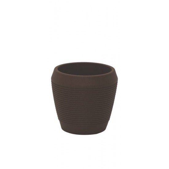 VASO EGIPCIO EM POLIETILENO TERRACOTA 29 CM TRAMONTINA