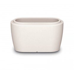 VASO TINA 55 CM BRANCO EM POLIETILENO TRAMONTINA