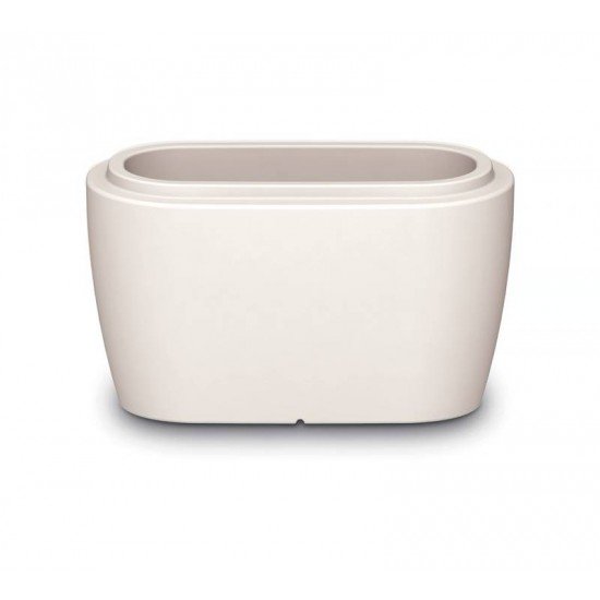 VASO TINA 55 CM BRANCO EM POLIETILENO TRAMONTINA
