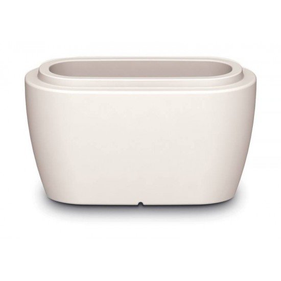 VASO TINA 45 CM BRANCO EM POLIETILENO TRAMONTINA
