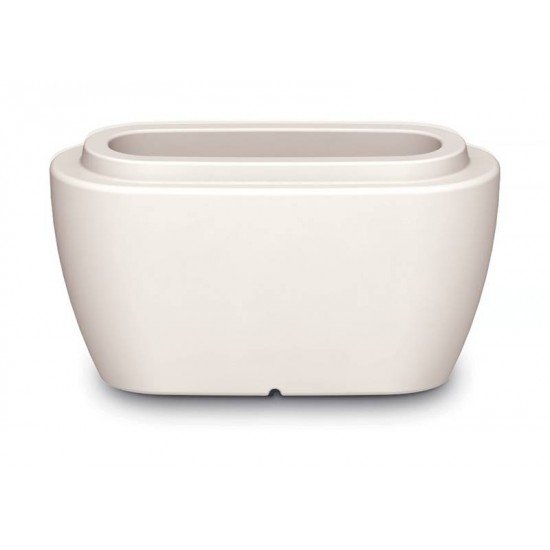 VASO TINA 35 CM BRANCO EM POLIETILENO TRAMONTINA