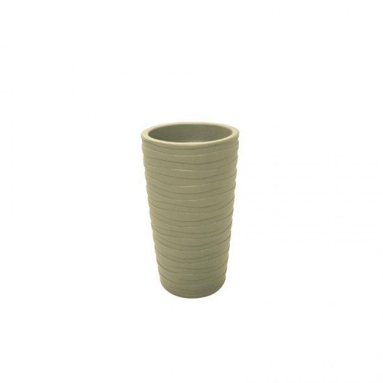 VASO PLASTICO GREGO 45 CM AREIA