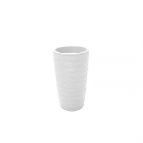 VASO PLASTICO GREGO 45 CM MARMORE