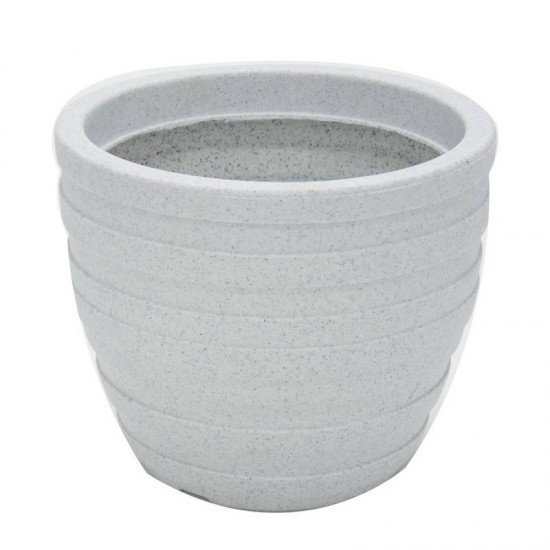 VASO PLASTICO INCA 32 CM MARMORE