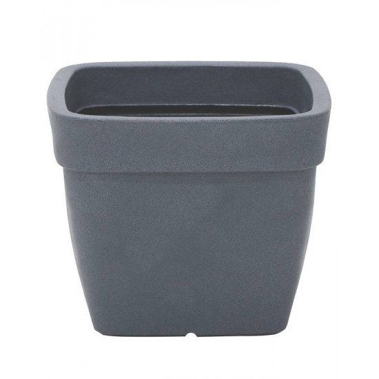 VASO TRAMONTINA ROMANO EM POLIETILENO GRAFITE 45 CM
