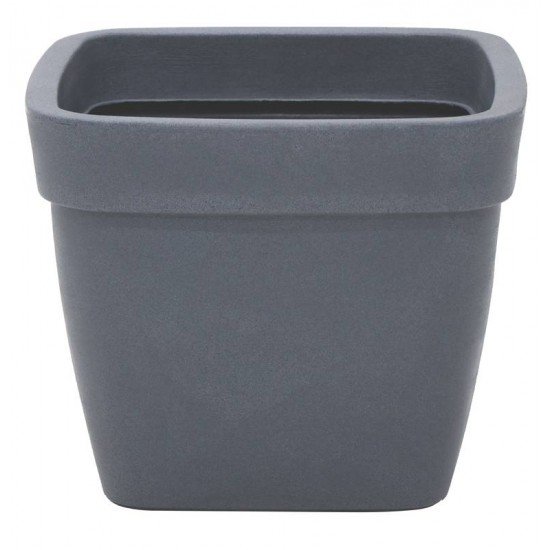 VASO TRAMONTINA ROMANO EM POLIETILENO GRAFITE 38 CM