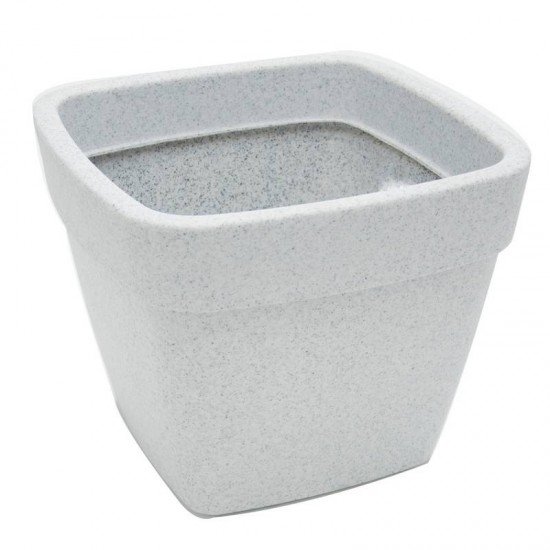 VASO PLASTICO ROMANO 32 CM MARMORE