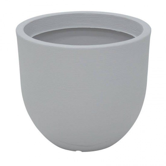 VASO PLASTICO LAOS 38 CM BRANCO