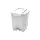 LIXEIRA EM PLASTICO T-FORCE BRANCO 15L