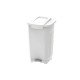 LIXEIRA EM PLASTICO T-FORCE BRANCO 50L