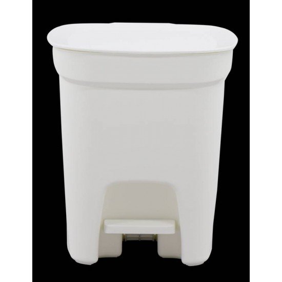 LIXEIRA TRAMONTINA COMPACT 7L EM POLIPROPILENO BRANCO COM HASTE EM AÇO GALVANIZADO