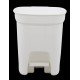 LIXEIRA TRAMONTINA COMPACT 7L EM POLIPROPILENO BRANCO COM HASTE EM AÇO GALVANIZADO