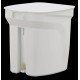 LIXEIRA TRAMONTINA COMPACT 7L EM POLIPROPILENO BRANCO COM HASTE EM AÇO GALVANIZADO