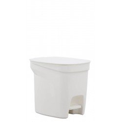LIXEIRA TRAMONTINA COMPACT 7L EM POLIPROPILENO BRANCO COM HASTE EM AÇO GALVANIZADO