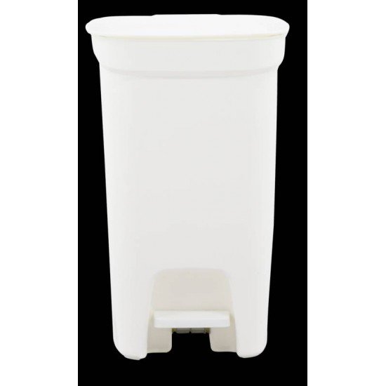 LIXEIRA TRAMONTINA COMPACT 10L EM POLIPROPILENO BRANCO COM HASTE EM AÇO GALVANIZADO