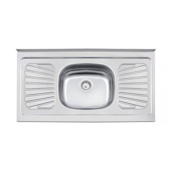 PIA DE APOIO NEW RAGGI 40 EM ACO INOX 105X52 CM TRAMONTINA