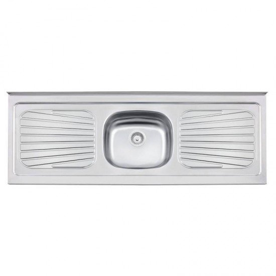 PIA DE APOIO EM ACO INOX 150X52CM TRAMONTINA NEW RAGGI 40