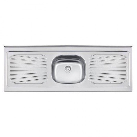 PIA DE APOIO EM ACO INOX 150X52CM TRAMONTINA NEW RAGGI 40