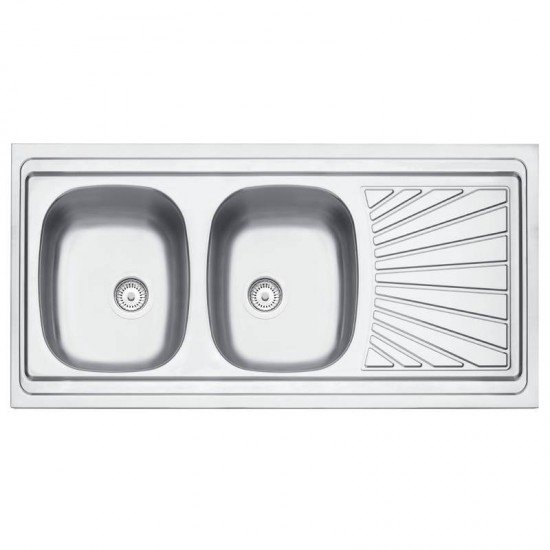 PIA DE APOIO EM ACO INOX 120X60CM TRAMONTINA STELLA 2C 34 R PLUS