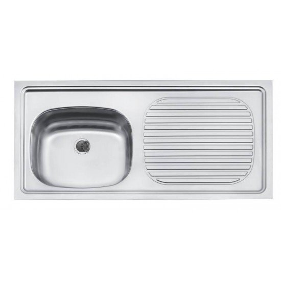 PIA DE APOIO STRATTA 40 EX EM ACO INOX 100X50 CM TRAMONTINA