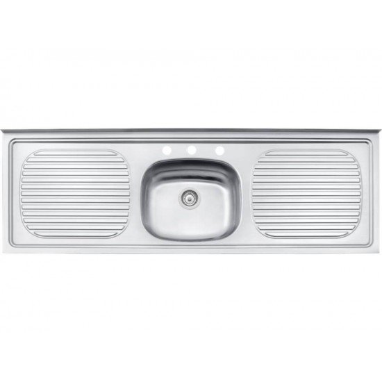 PIA ACO INOX 304 BA 150X50 1CC PERF TRAMONTINA