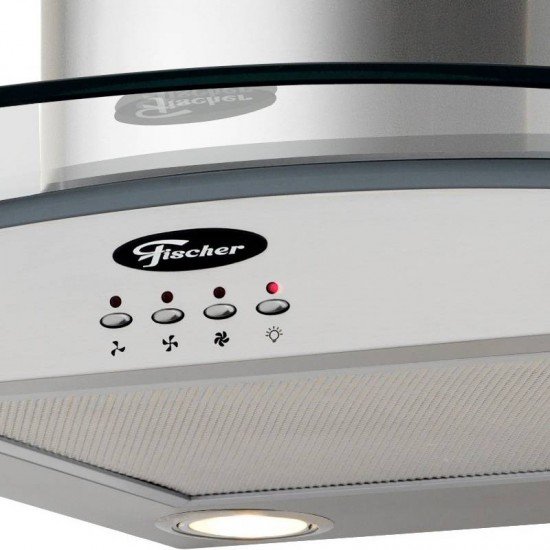 COIFA DE PAREDE FISCHER TALENT 60 CM VIDRO