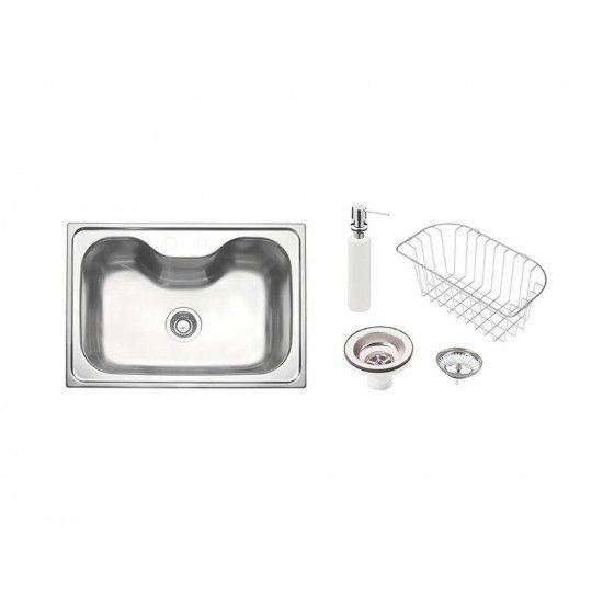 CUBA SOBREP INOX 69X49 MORGANA MAXI COM ACESSORIO TRAMONTINA