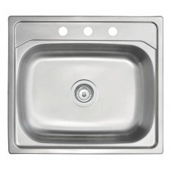 CUBA DE SOBREPOR EM ACO INOX ACETINADO 64X56 CM TRAMONTINA