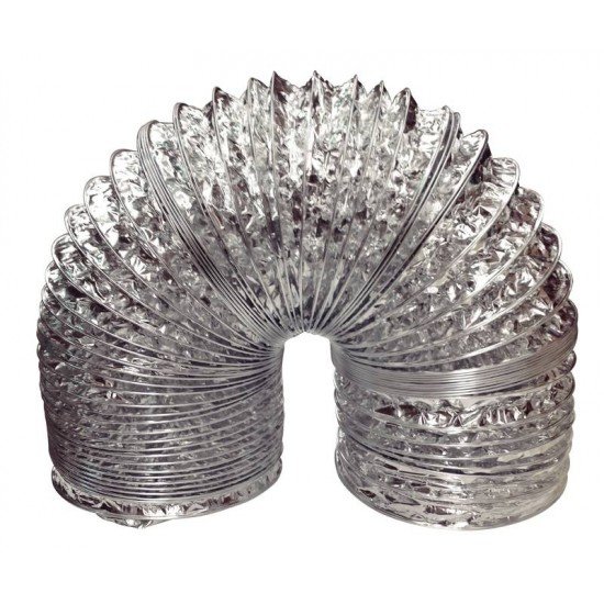 DUTO FLEXÍVEL PARA EXAUSTÃO DAS COIFAS TRAMONTINA EM ALUMÍNIO 15 X 200 CM