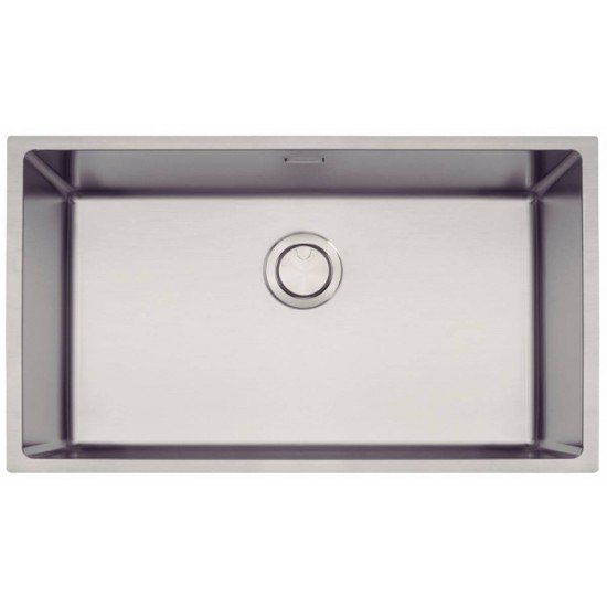 CUBA DESIGN COLLECTION QUADRUM EM AÇO INOX COM ACABAMENTO SCOTCH BRITE 70X40 CM TRAMONTINA