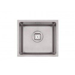 CUBA DESIGN COLLECTION QUADRUM EM AÇO INOX COM ACABAMENTO SCOTCH BRITE 34X30 CM TRAMONTINA