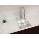 CUBA DESIGN COLLECTION QUADRUM EM AÇO INOX COM ACABAMENTO SCOTCH BRITE 34X40 CM TRAMONTINA