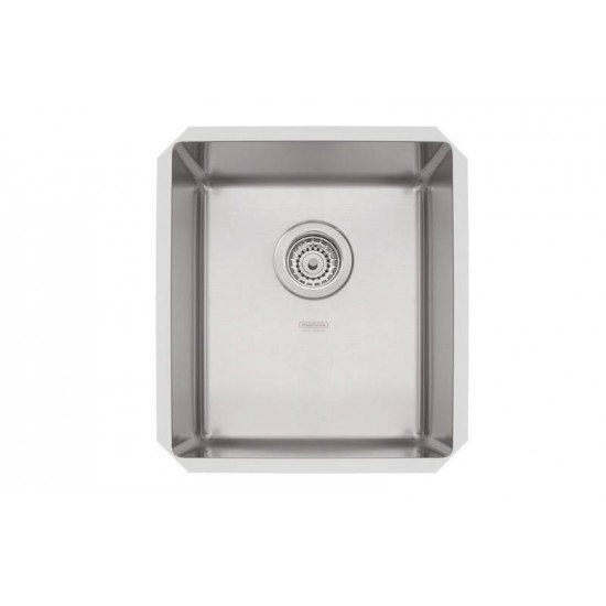 CUBA QUADRUM UNDERMOUNT EM AÇO INOX COM ACABAMENTO SCOTCH BRITE 34 U 34X40 CM TRAMONTINA