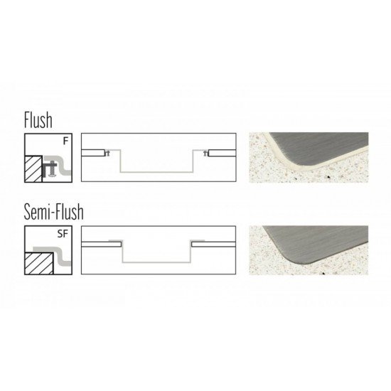 CUBA DESIGN COLLECTION QUADRUM EM AÇO INOX COM ACABAMENTO SCOTCH BRITE 45X40 CM TRAMONTINA