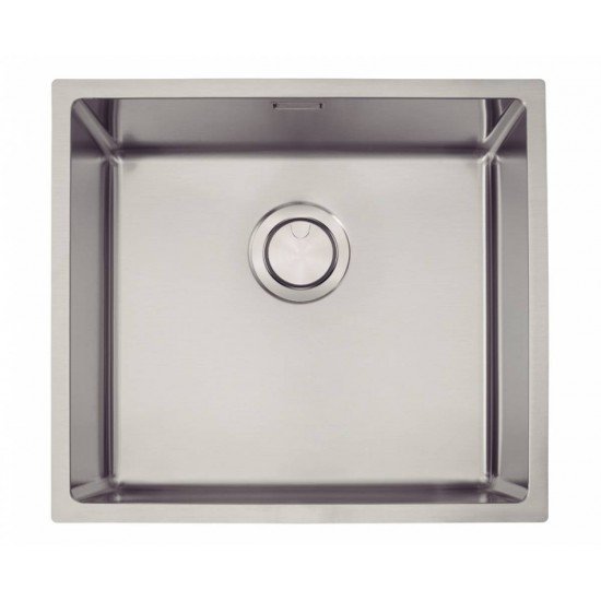 CUBA DESIGN COLLECTION QUADRUM EM AÇO INOX COM ACABAMENTO SCOTCH BRITE 45X40 CM TRAMONTINA
