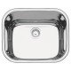 CUBA EM ACO INOX ALTO BRILHO 50X40CM COM VALVULA  MAXI CUBA 50 BS