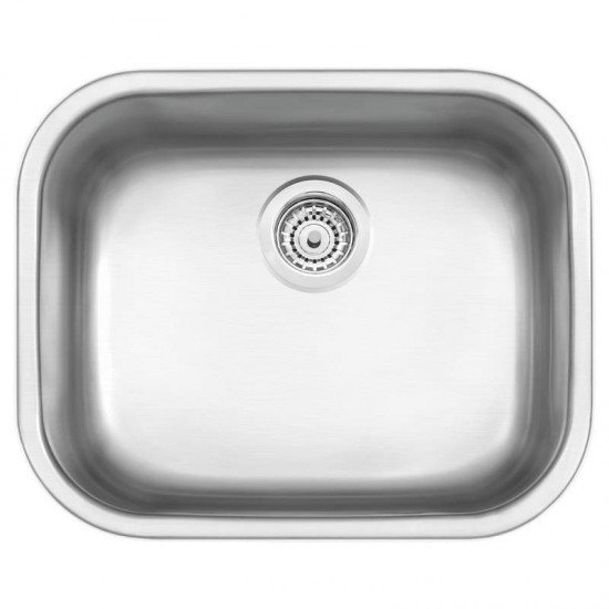 CUBA EM ACO INOX ACETINADO 50X40CM COM VALVULA MAXI CUBA 50 PLUS BS