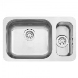 CUBA DUPLA AUXULIAR INOX 64X39 1C1/2 AC TRAMONTINA